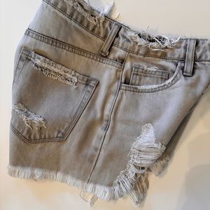 Vervet Gray Jean Shorts